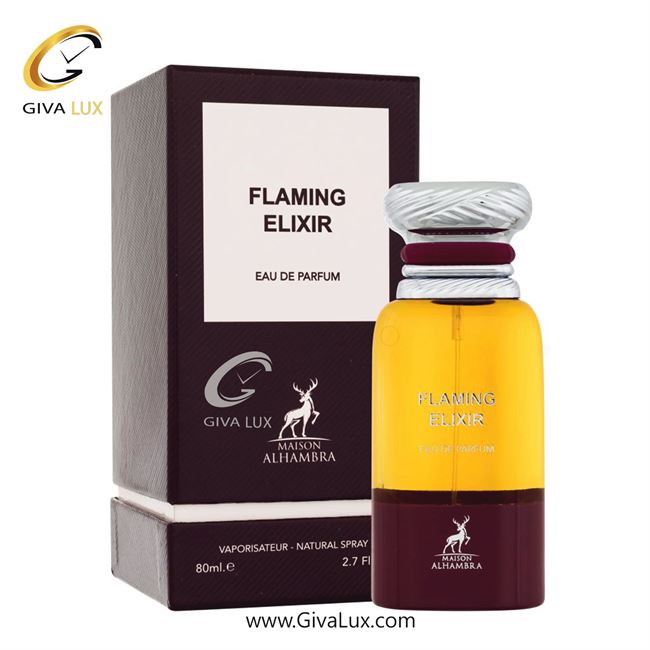  ادو پرفیوم  یونیسکس الحمبرا اورجینال مدل Maison Alhambra Flaming Elixir | فلیمینگ الیکسر رایحه مشابه تام فورد چری اسموک حجم  80 میل